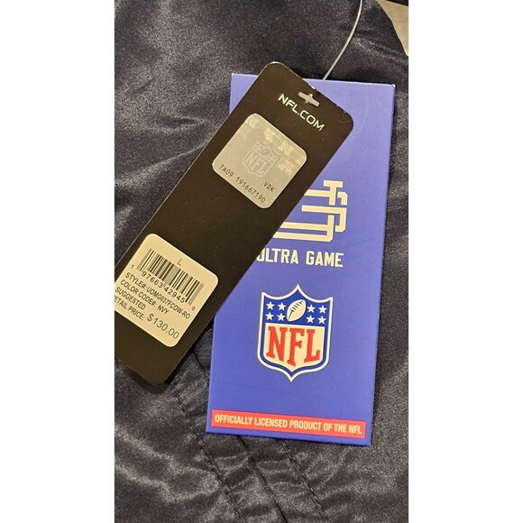 Dallas Cowboys Ultra Game Full Snap Satin Jacket Men’s Size Large MSRP $130 - Picture 4 of 7